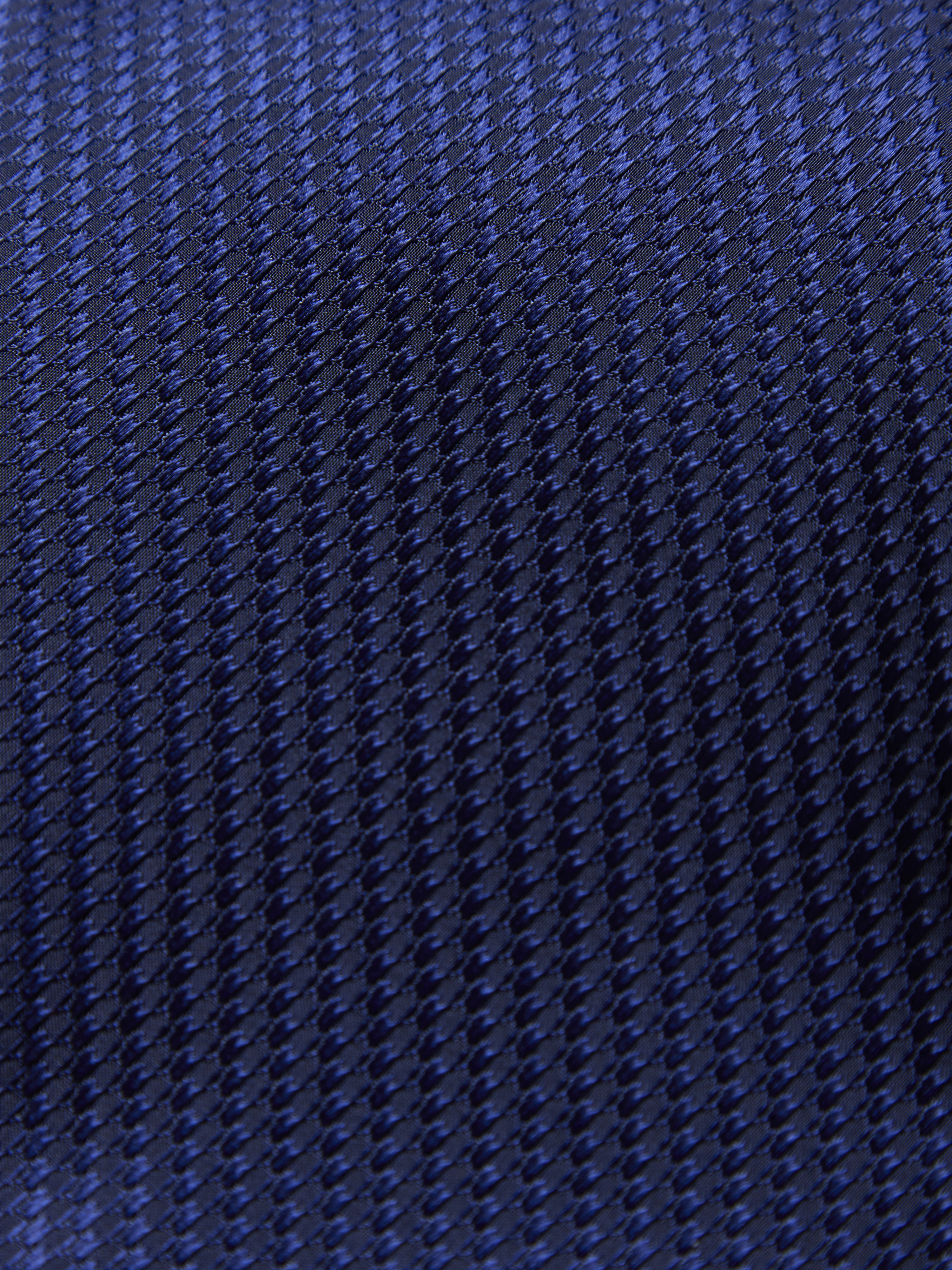 ロイヤルブルー マイクロモチーフ シルクジャカード ネクタイ