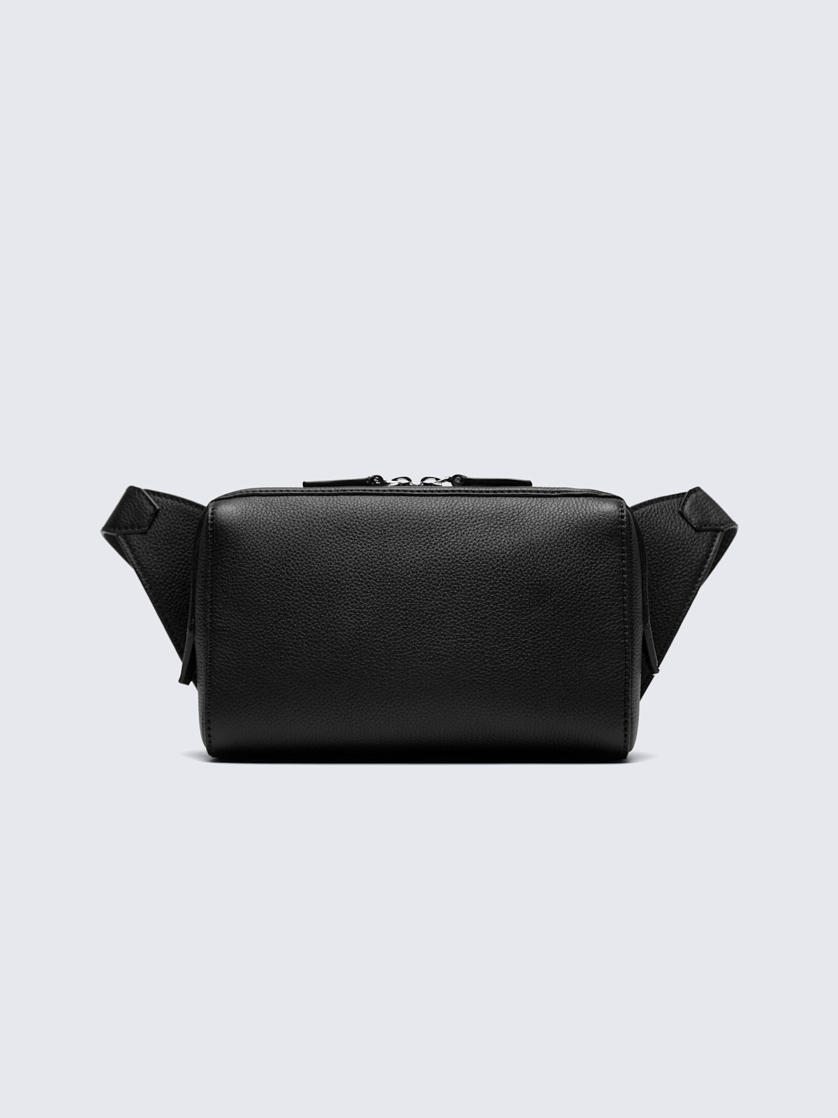 Black grained leather duffle bag | Brioni® CA Official Store