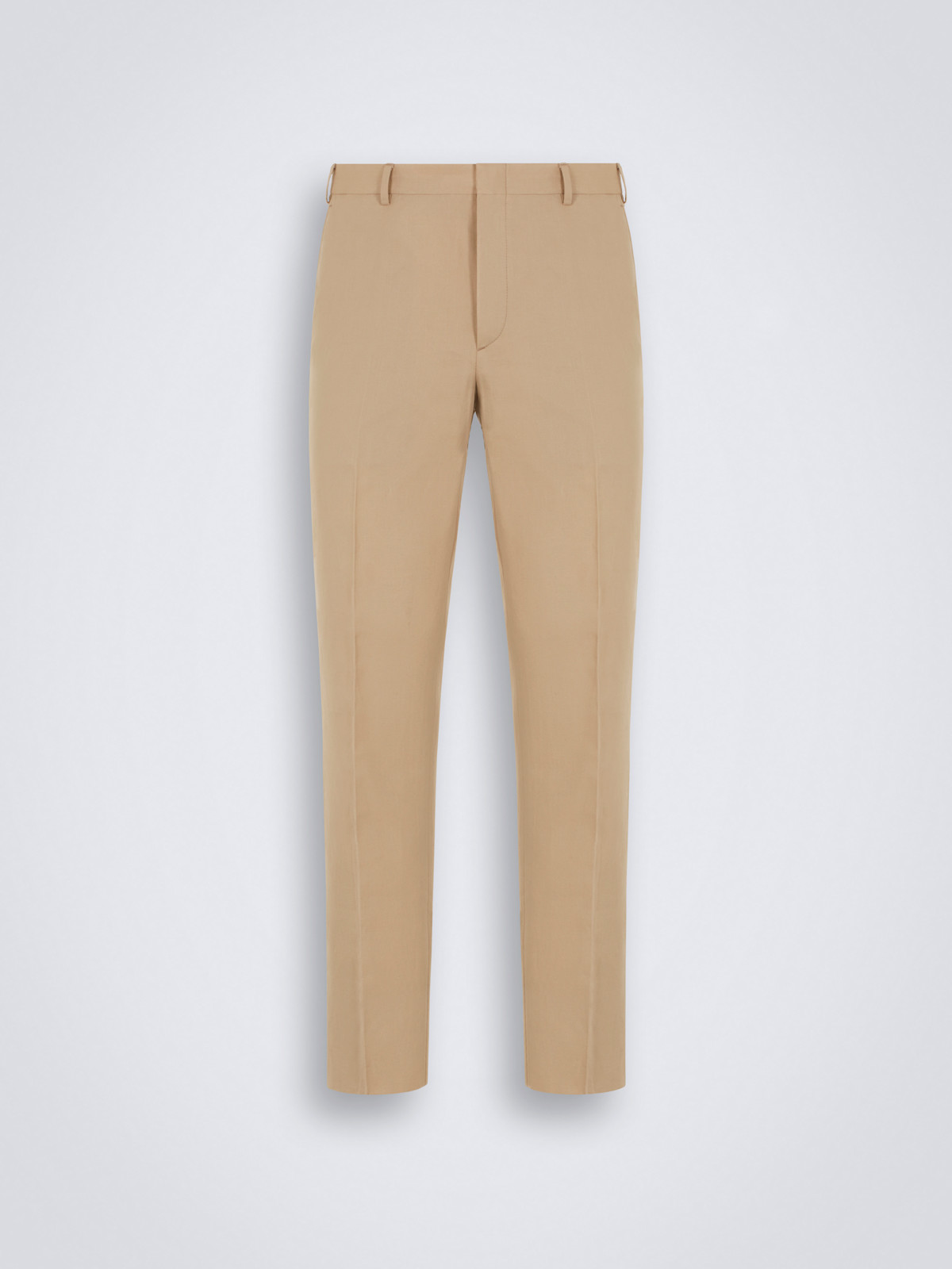 Zilla Fine Knitted Trousers Beige Melange