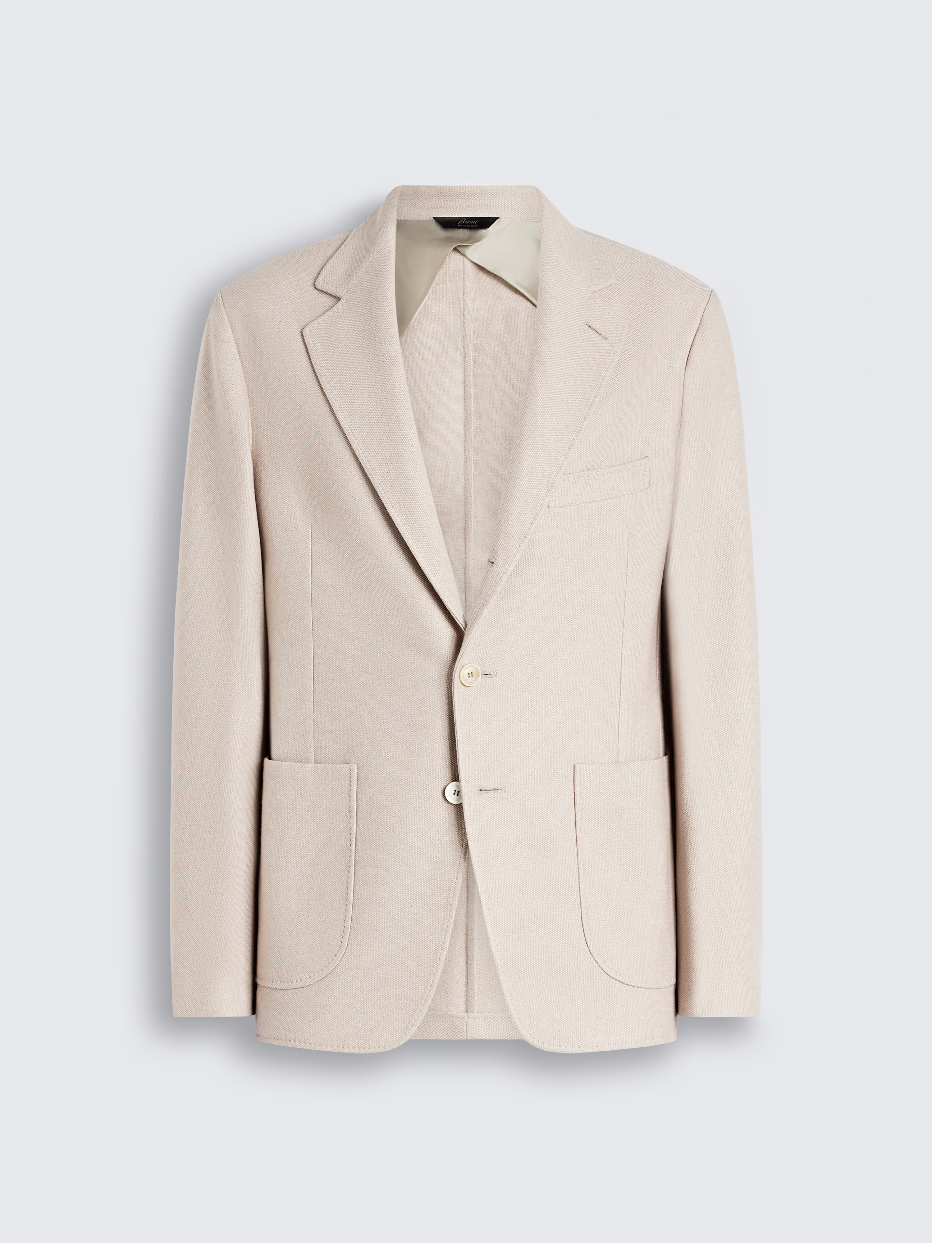 Beige silk and cashmere jacket