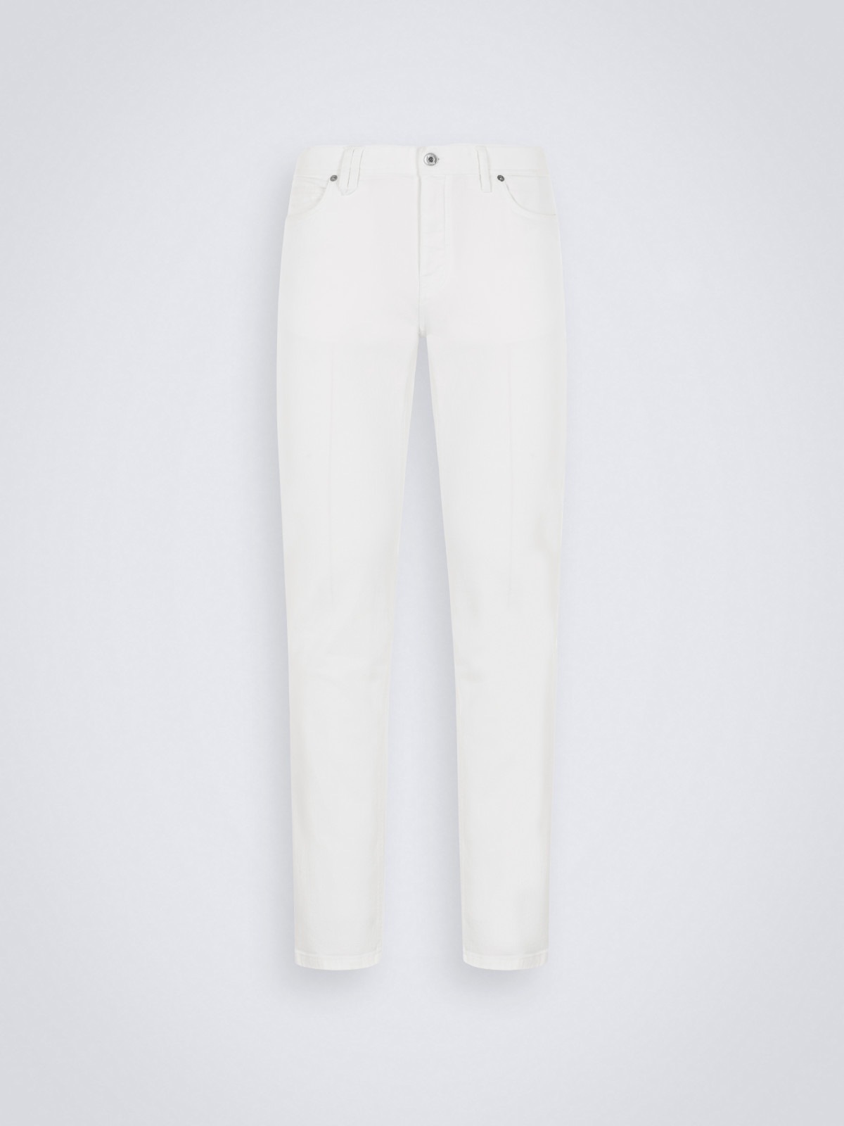 White cotton Chamonix jeans | Brioni® WW Official Store