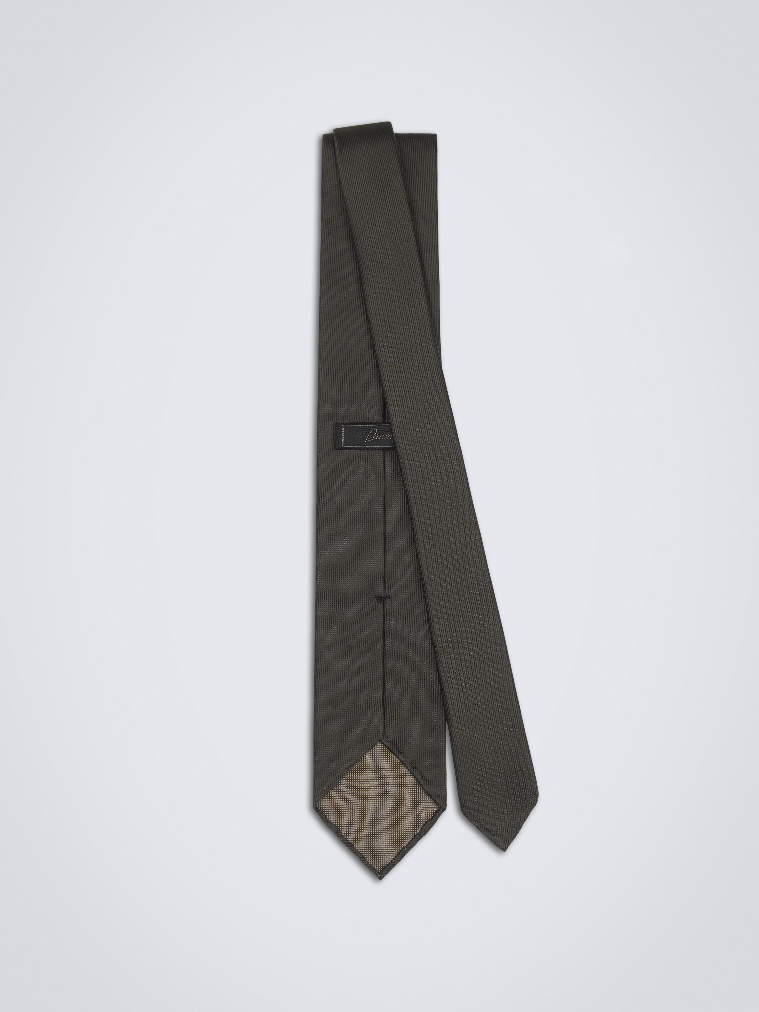 TIE YOUR TIE シルク製ネクタイ オリーブグリーン TIE YOUR TIE シルク製ネクタイ オリーブグリーン