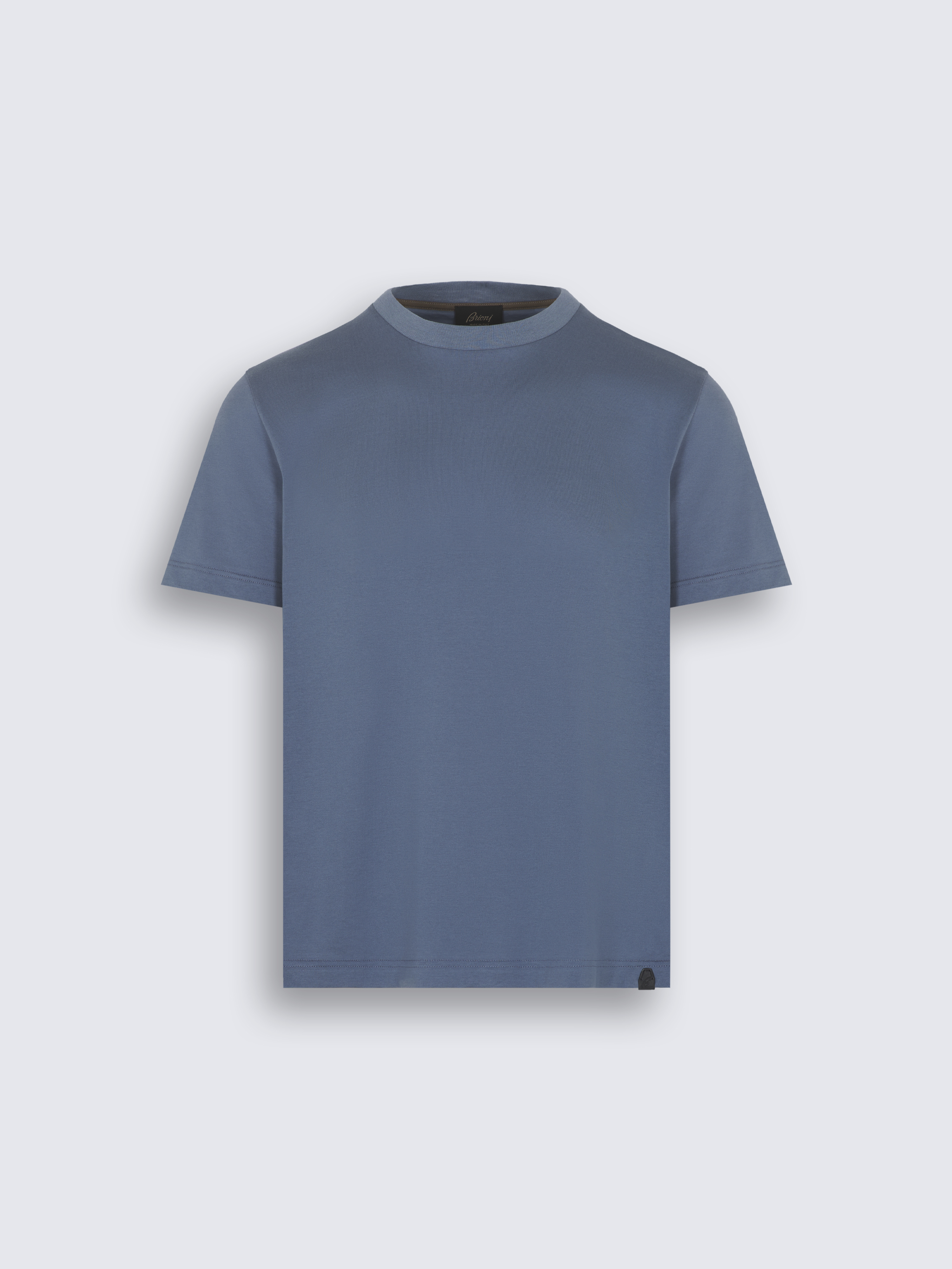 Tシャツ・カットソー BRIONI Men T Shirts UJSY0LOA613 9000 White Brioni logo-appliqué Cotton T-shirt | White | FARFETCH