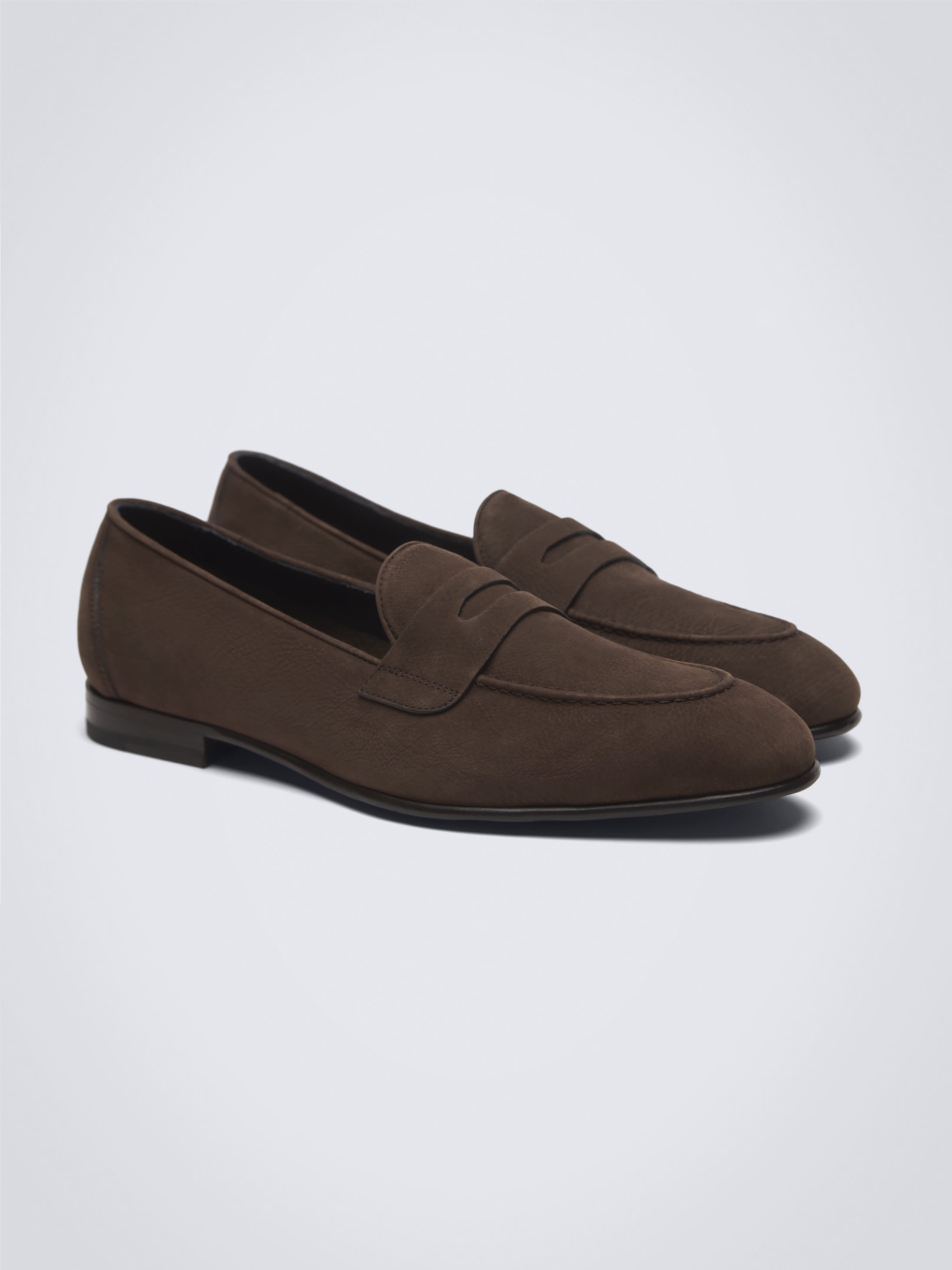 Brown Appia penny loafer | Brioni® GB Official Store