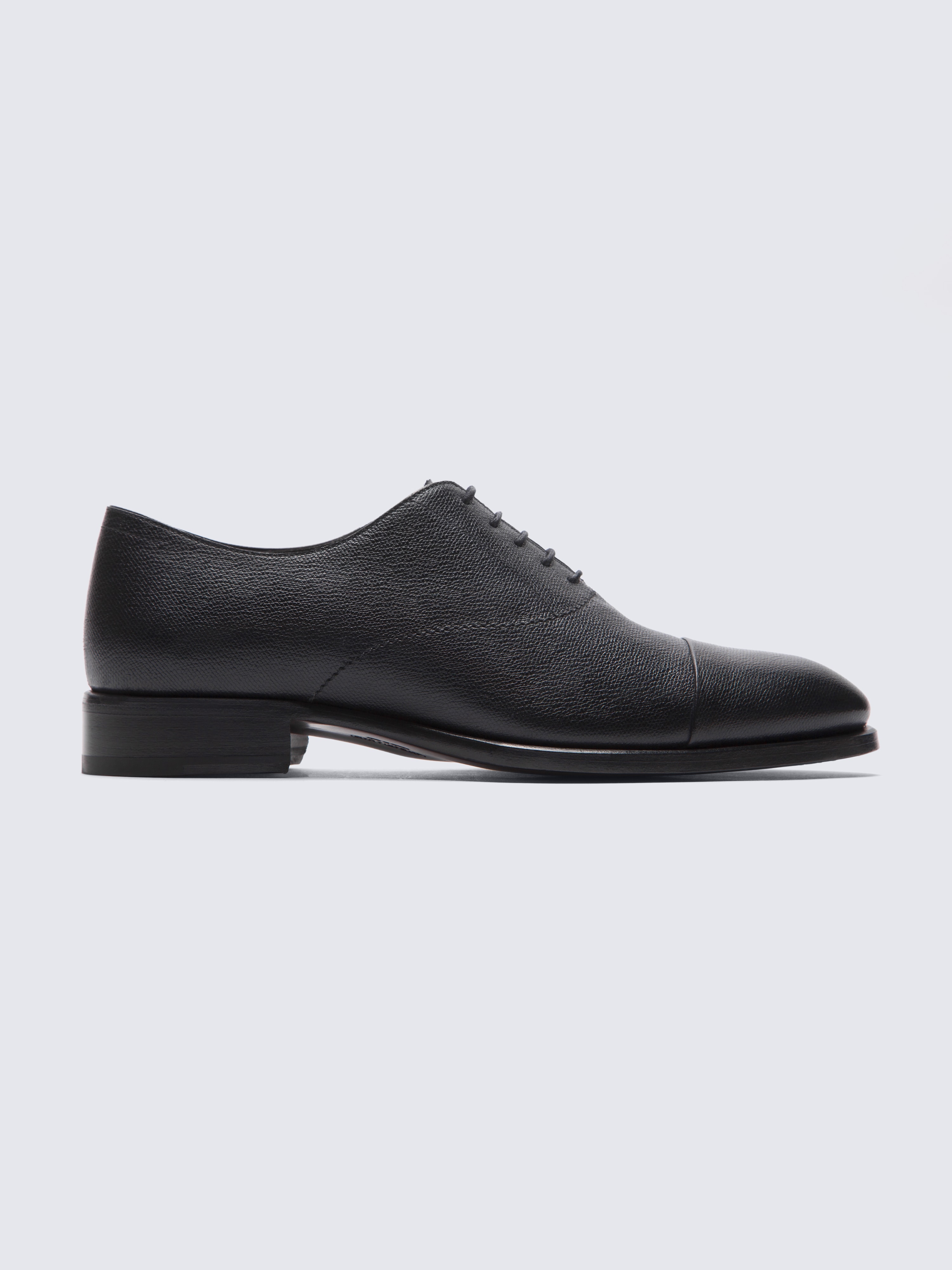 Black leather Oxford shoes | Brioni® US Official Store