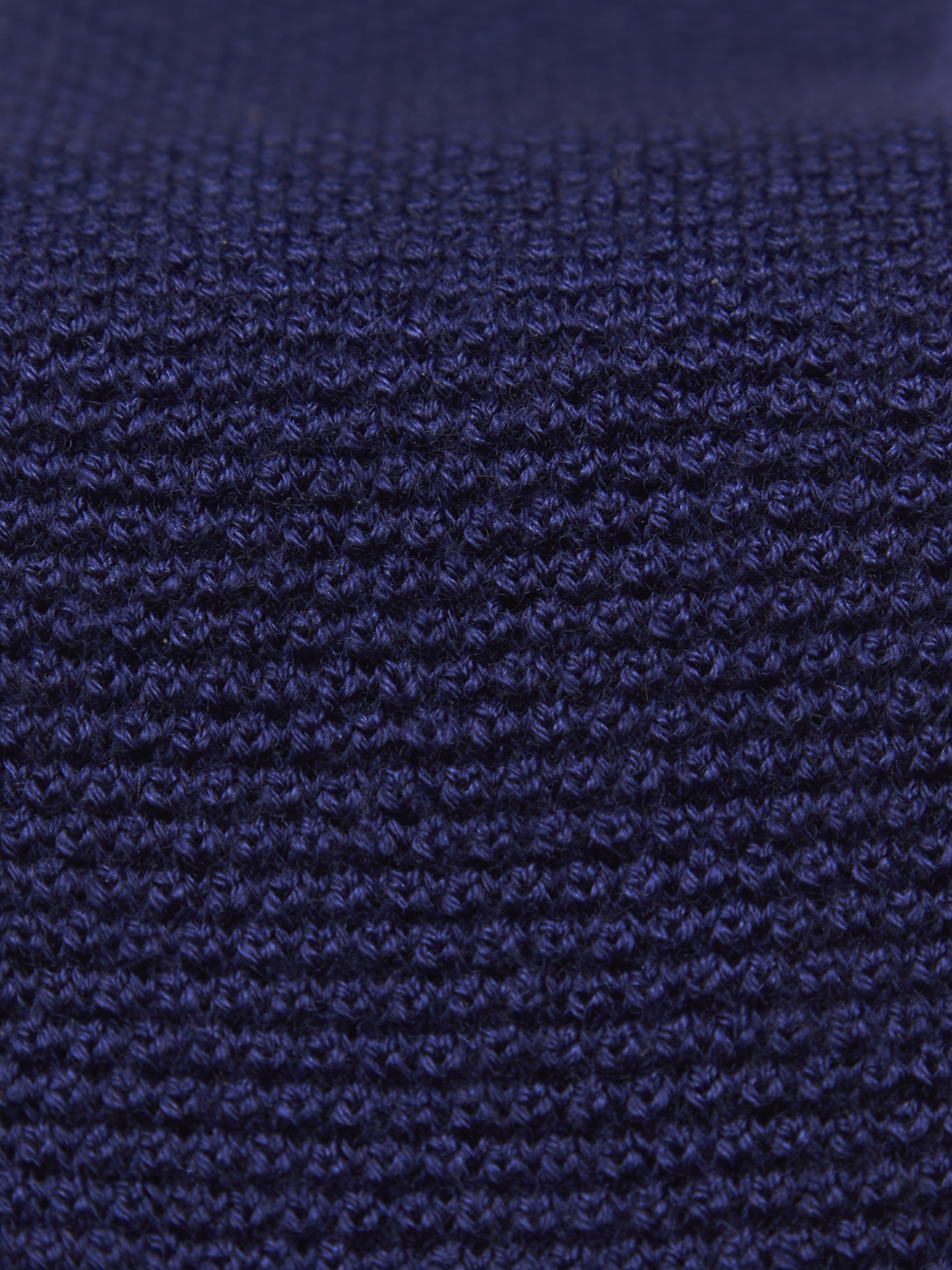 青紺 美品 BORRELLI Cotton knit tie Luigi Borrelli Navy Blue and Beige Woven Stripe Silk Tie