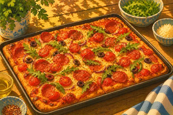 Photo of Sheet pan pizza