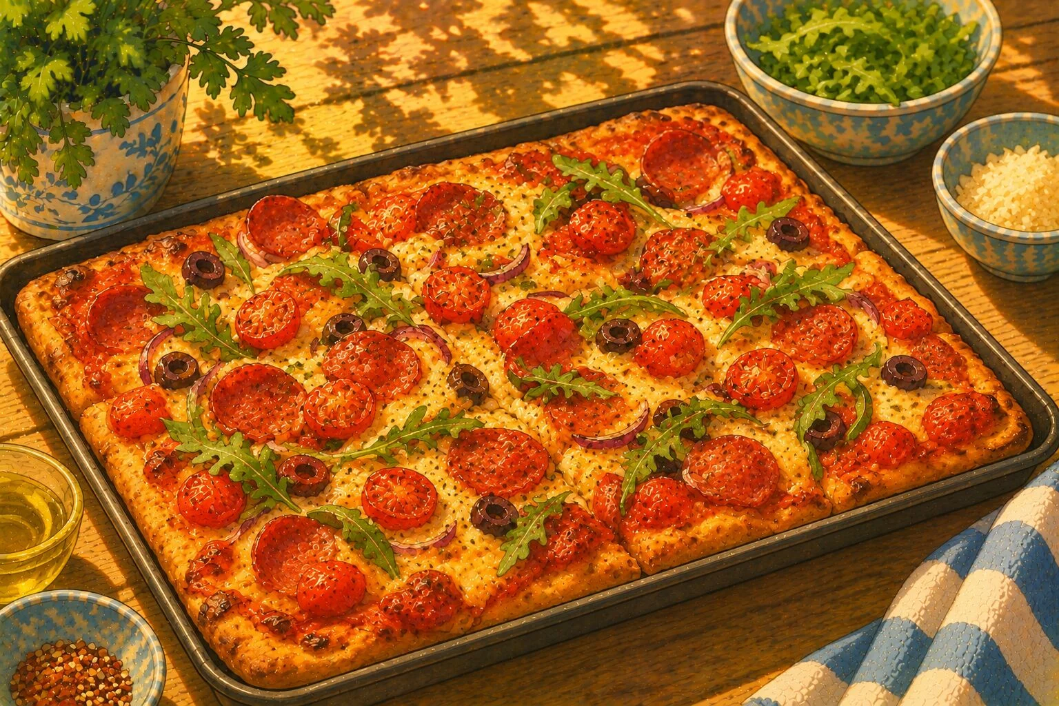 Photo of Sheet pan pizza