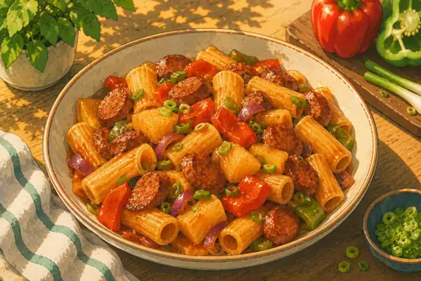 Photo of Sweet & Sour Sausage Pasta