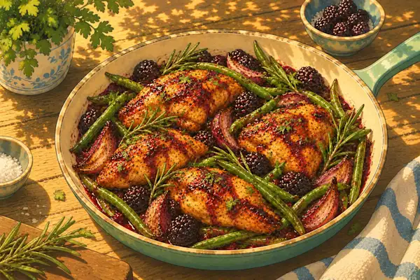 Photo of Blackberry & balsamic chicken