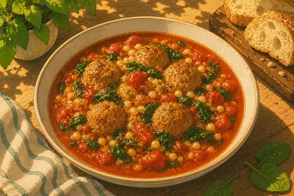 Photo of Pork Meatball & Tomato Soup