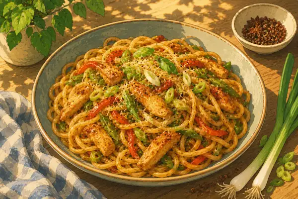 Photo of Super Quick Five Spice Chicken Noodles