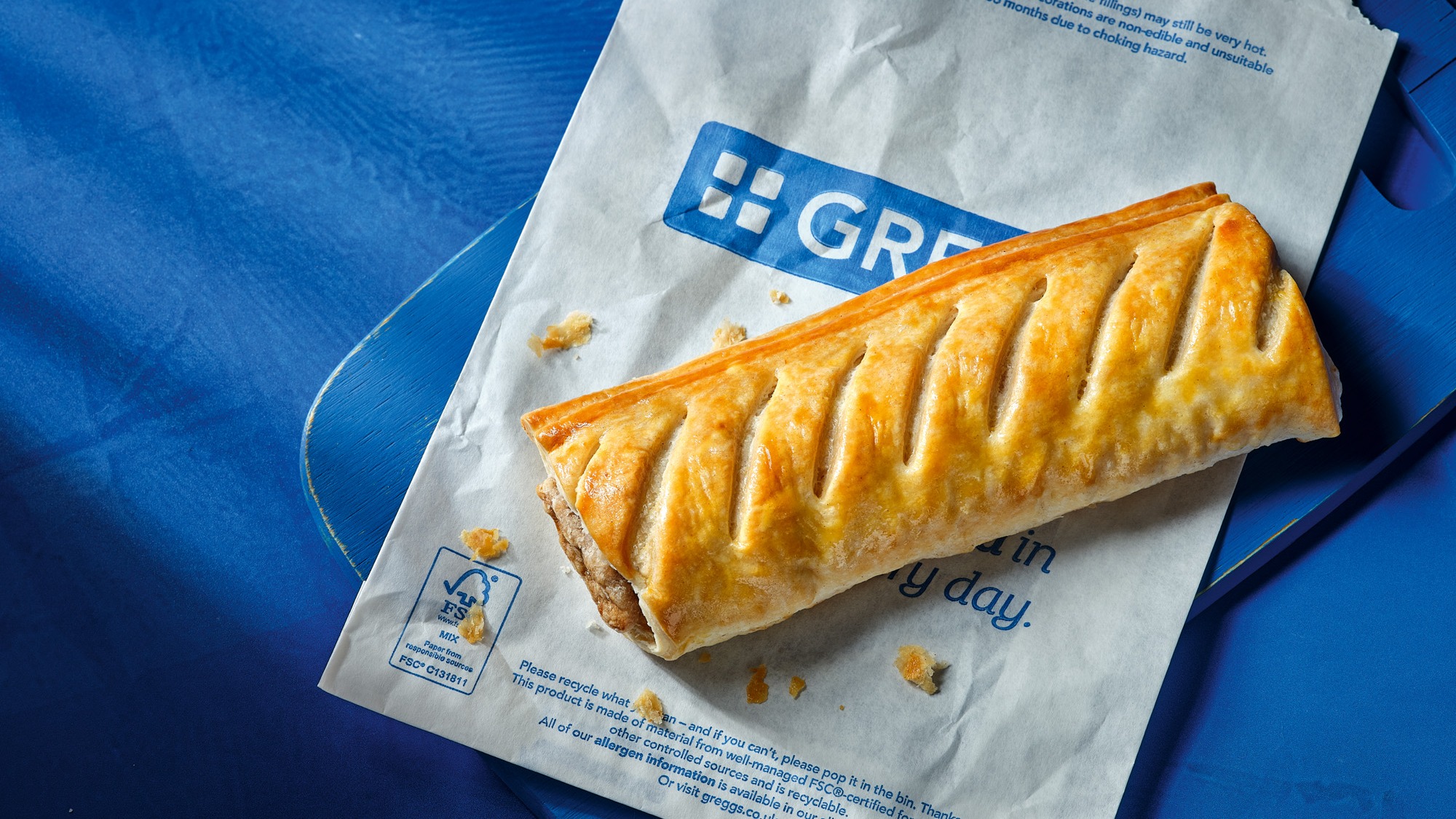 Sausage rolls store greggs