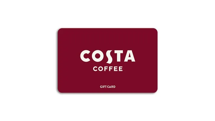 5 Costa Coffee digital gift card