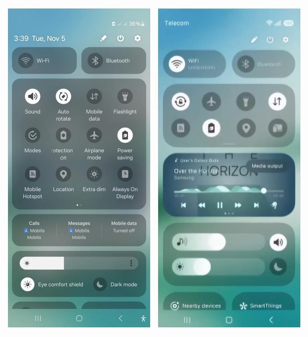 Samsung OneUI 7 vs OneUI 6