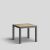 Stools, benches and tables Square and rectangular shape