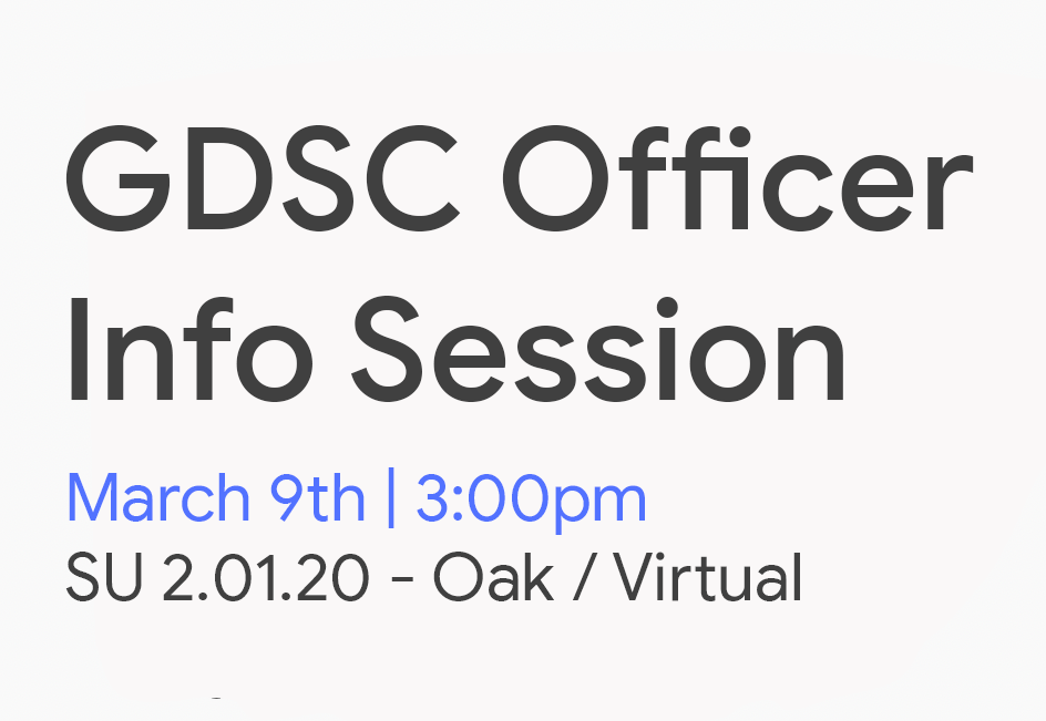 Officer Info Session