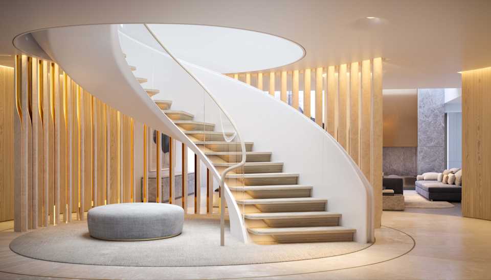 Mayfair Park Residencies, Penthouse Staircase