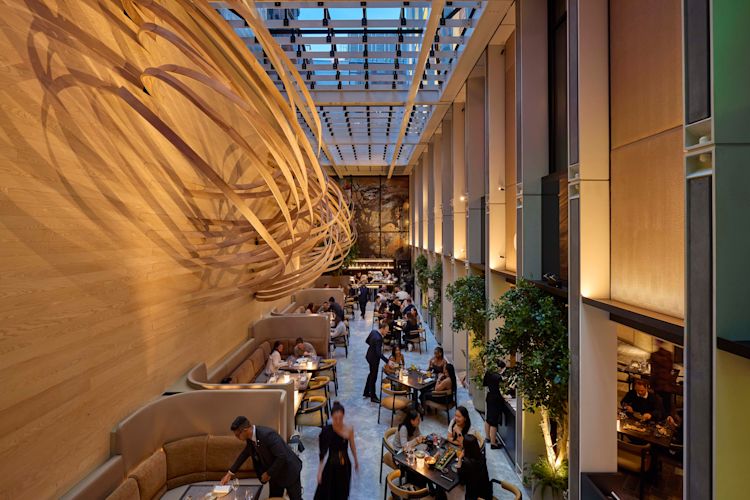 Akira Back Dining Room (Photo by George Apostolidis for MOMay)