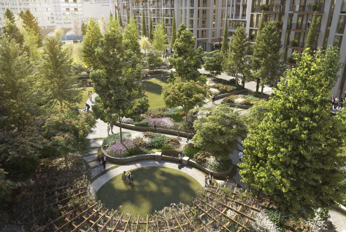 White City features a new five acre park as the centrepiece to the development