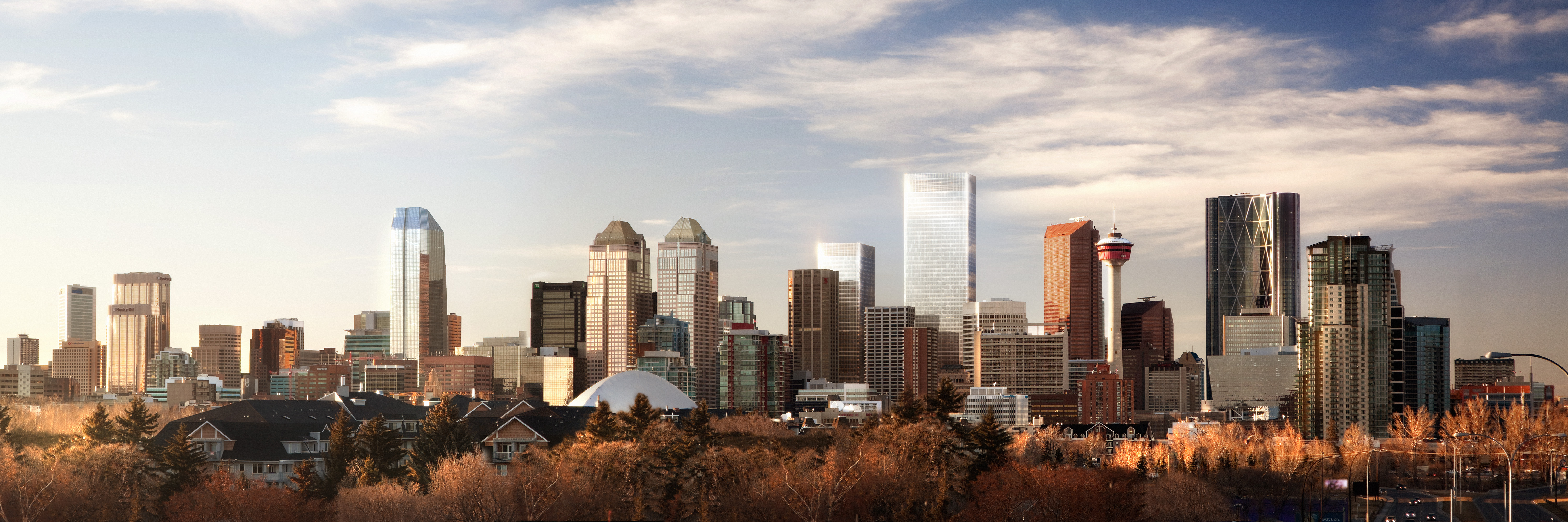 Brookfield Place in the Calgary skyline