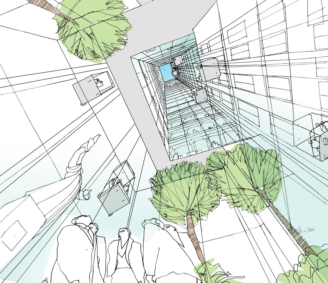 Aldgate Office View from lobby