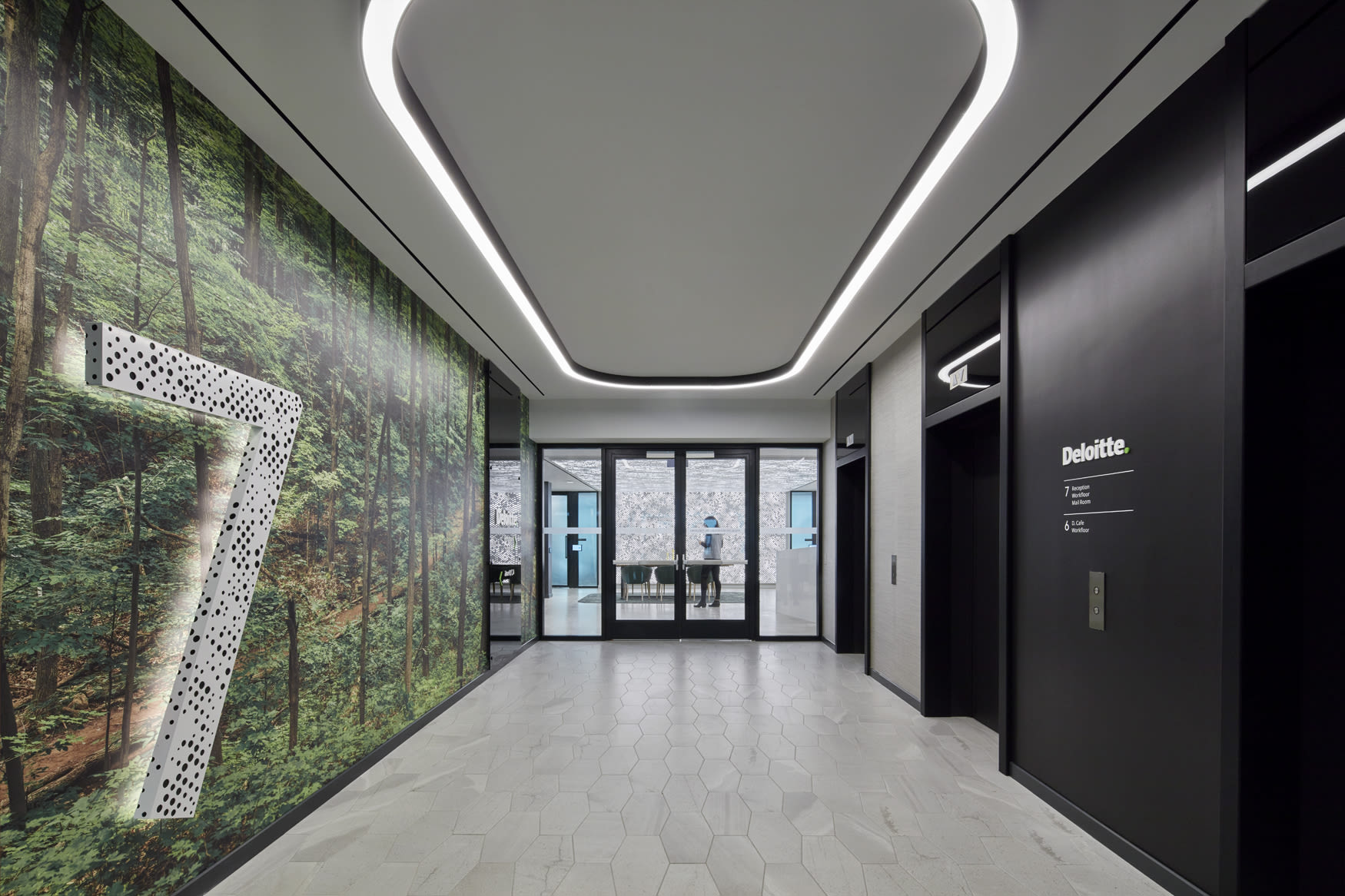 Deloitte Burlington Lift Lobby