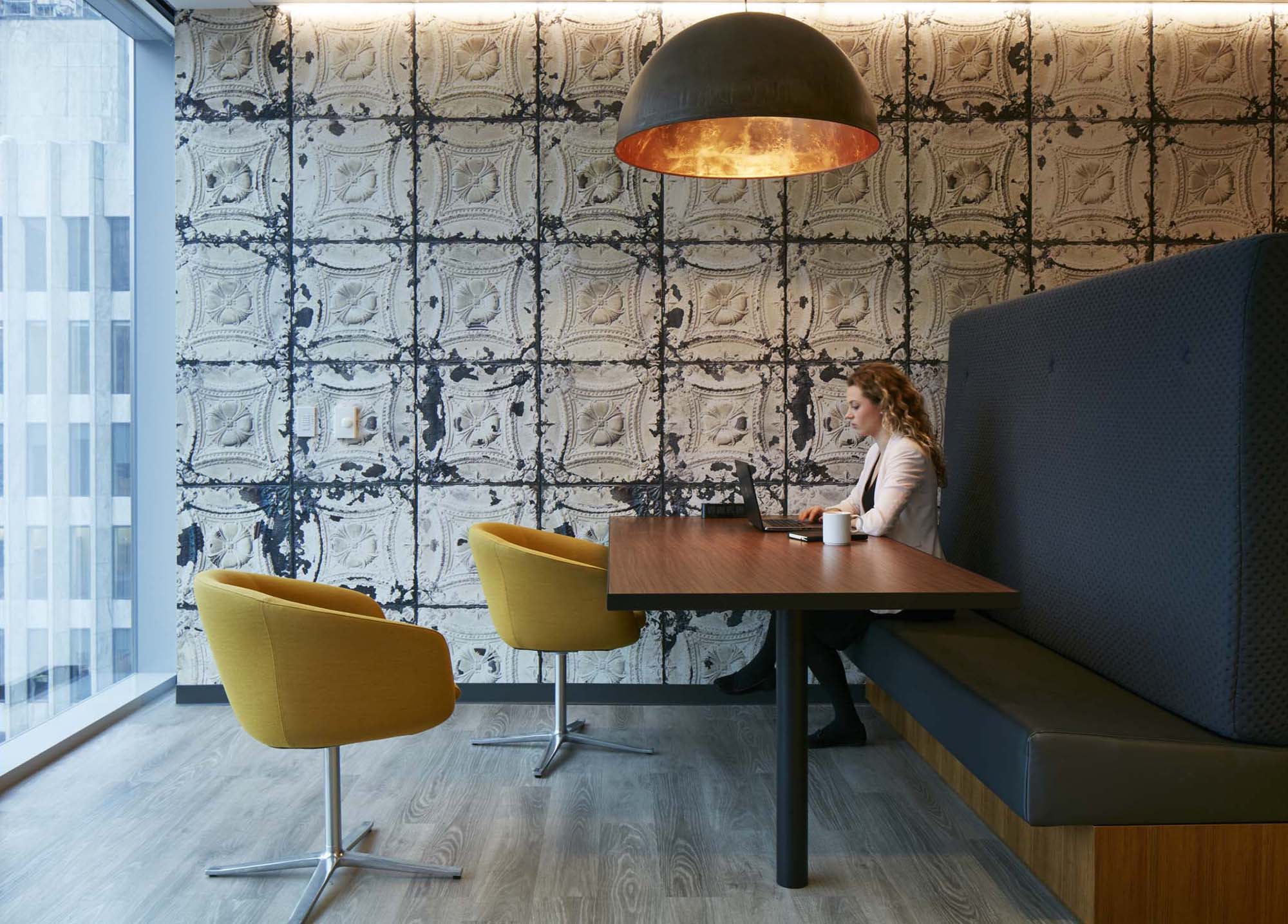 Work with a view stations offer quiet places for focus