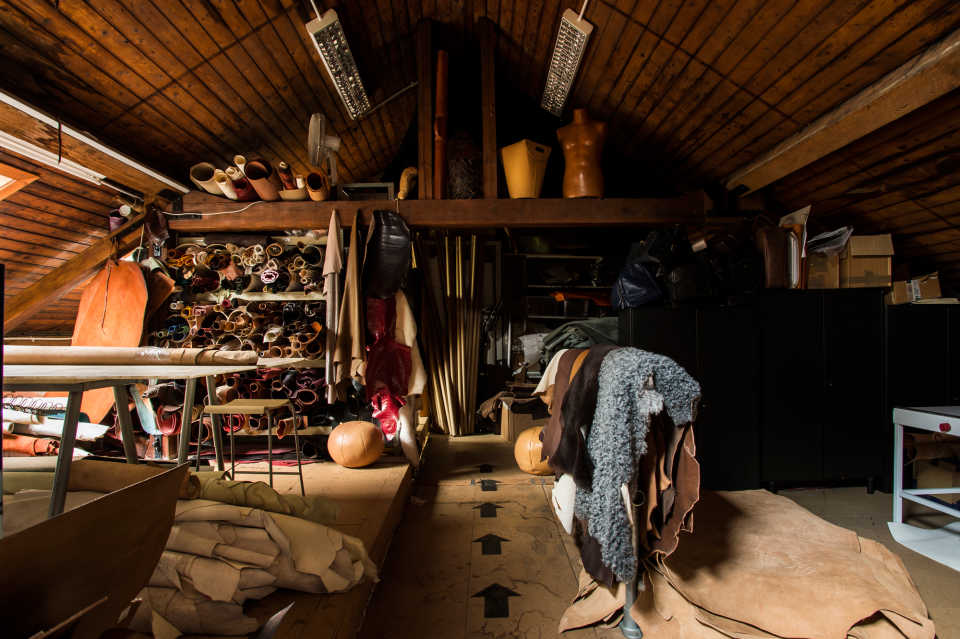 Bill Amberg Leatherwork Studio. Credit: Amy Shore Photography/Bill Amberg Studio