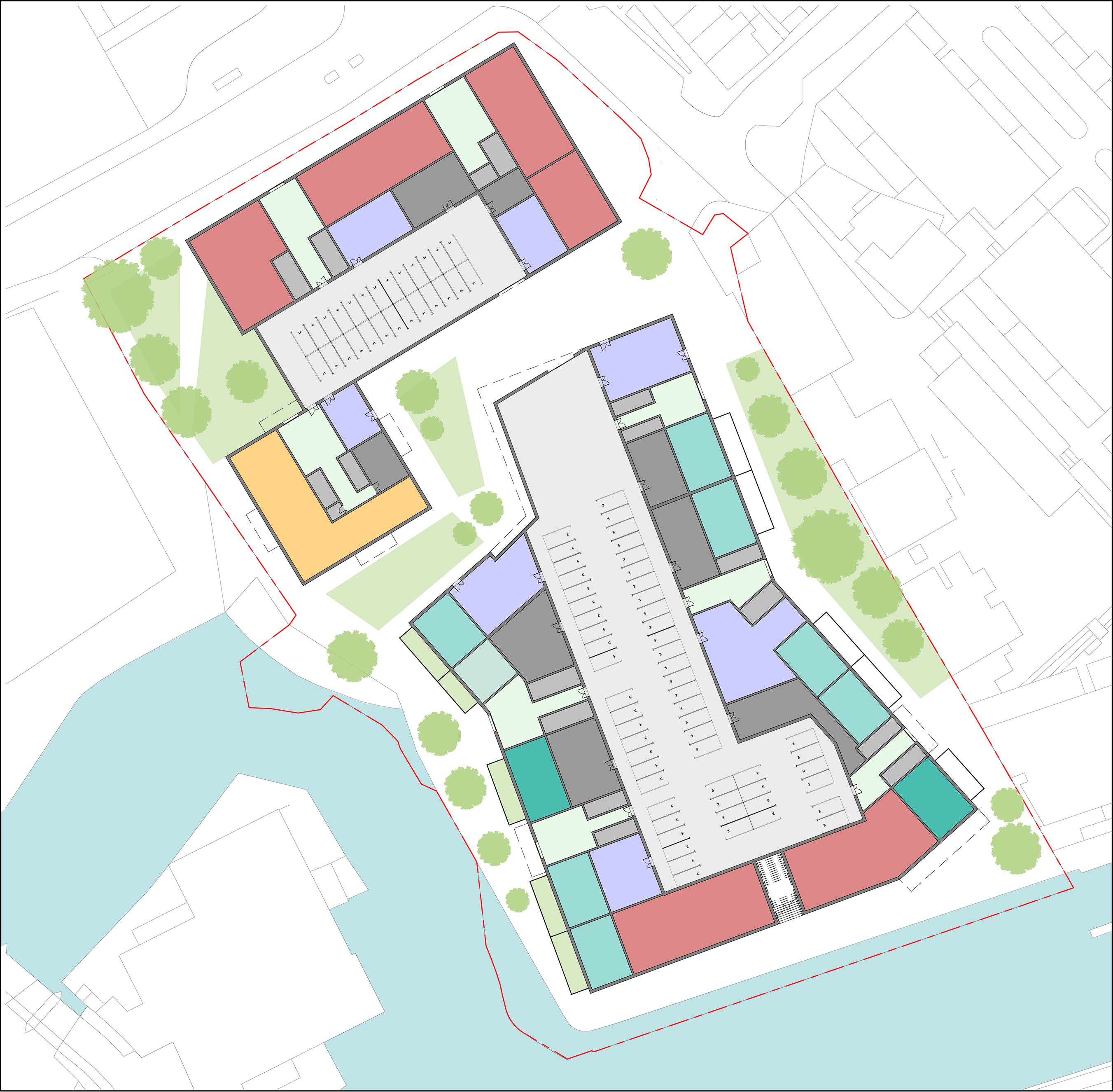 Lower ground floor plan