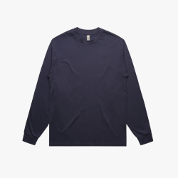 Los Angeles Apparel 1807GD Long Sleeve Garment Dye T-Shirt - Mock It