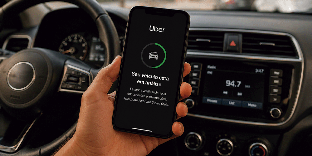 Quanto tempo a Uber demora para aprovar um veículo?