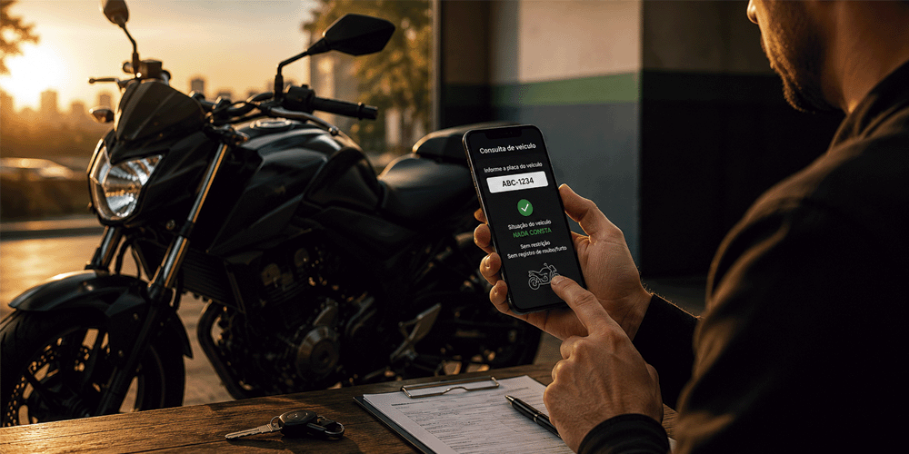 Como saber se a moto é roubada