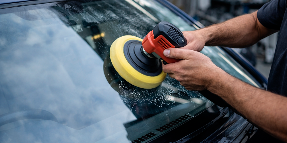 Polimento de para-brisa