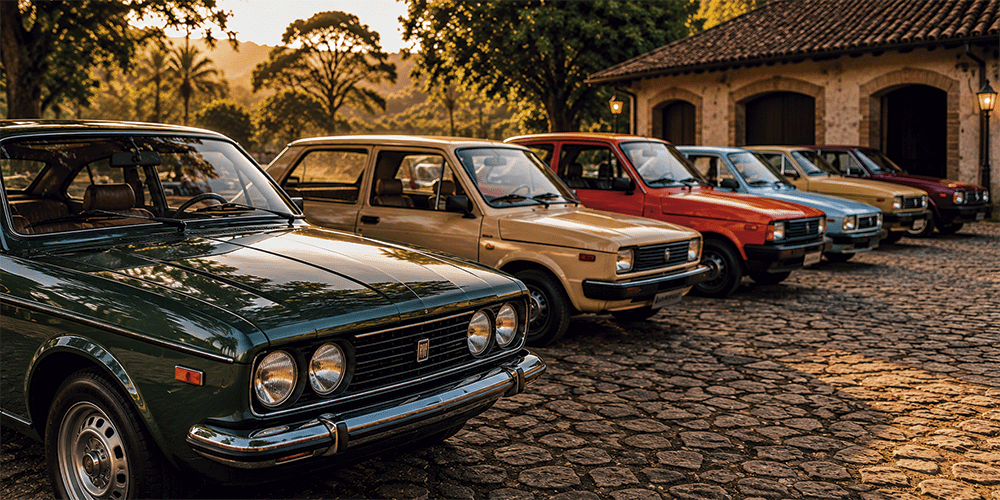 Carros Fiat antigos: conheça os clássicos que marcaram gerações no Brasil
