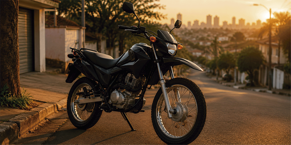 Moto menos visada para roubo