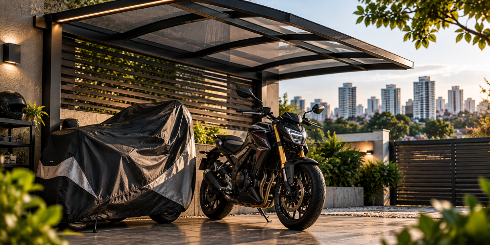 Toldo para moto: capa para moto e o que considerar na hora de comprar