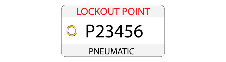 lockout point label