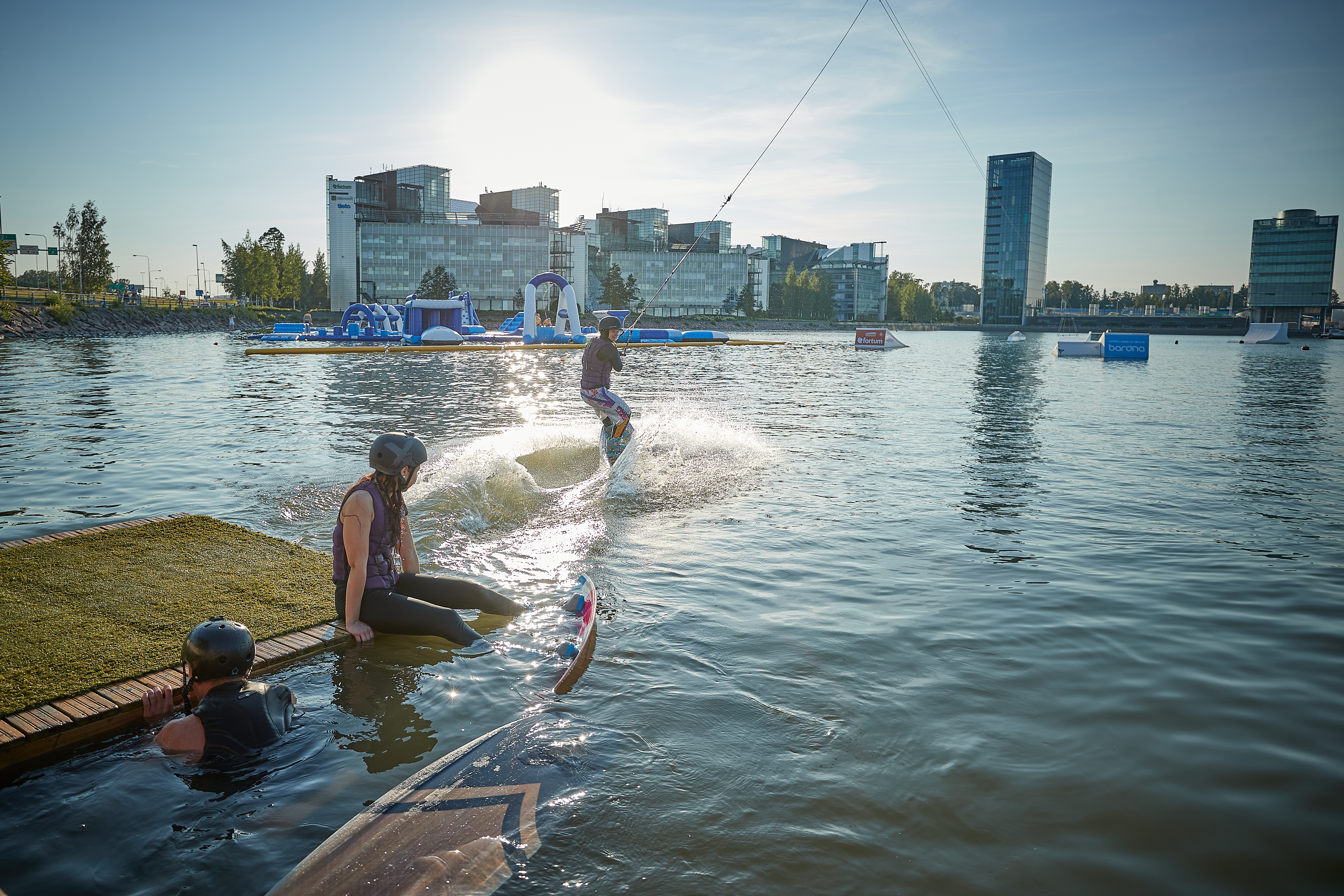wakeboarding