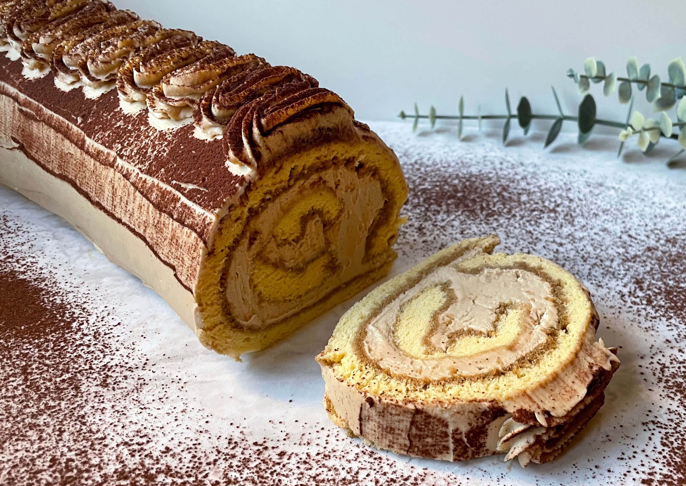 Tiramisu Swiss Roll Recipe 