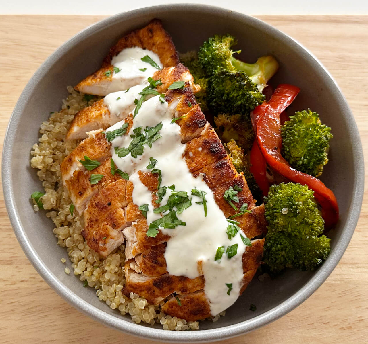Chicken & Broccoli Quinoa Bowl