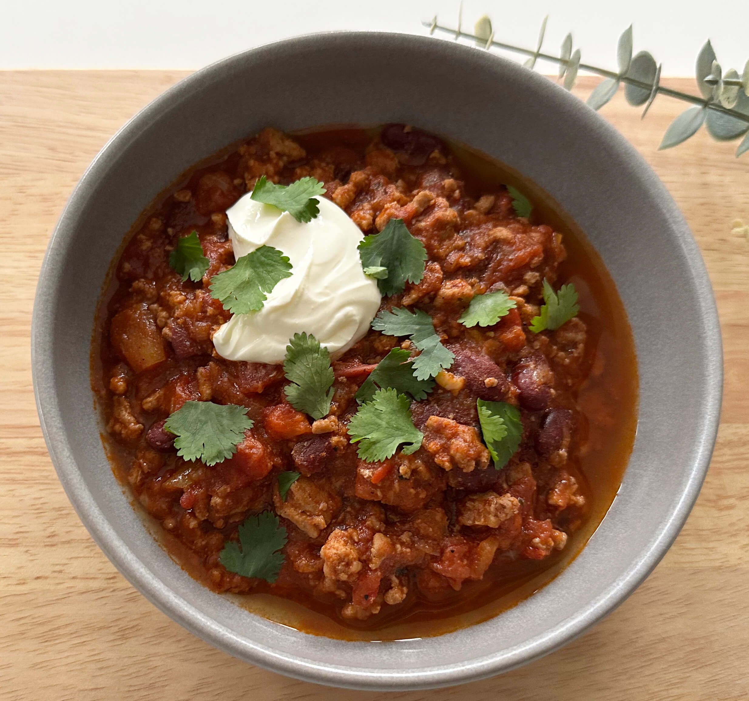 Healthy Turkey Chili Perfect for Meal Prep