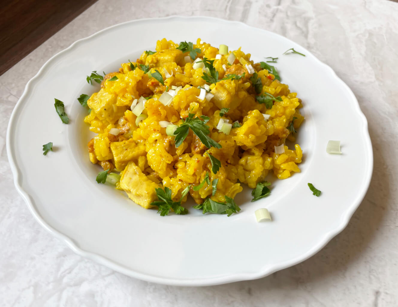 Easy One-Pot Spicy Sausage and Chicken Rice — KataCooks