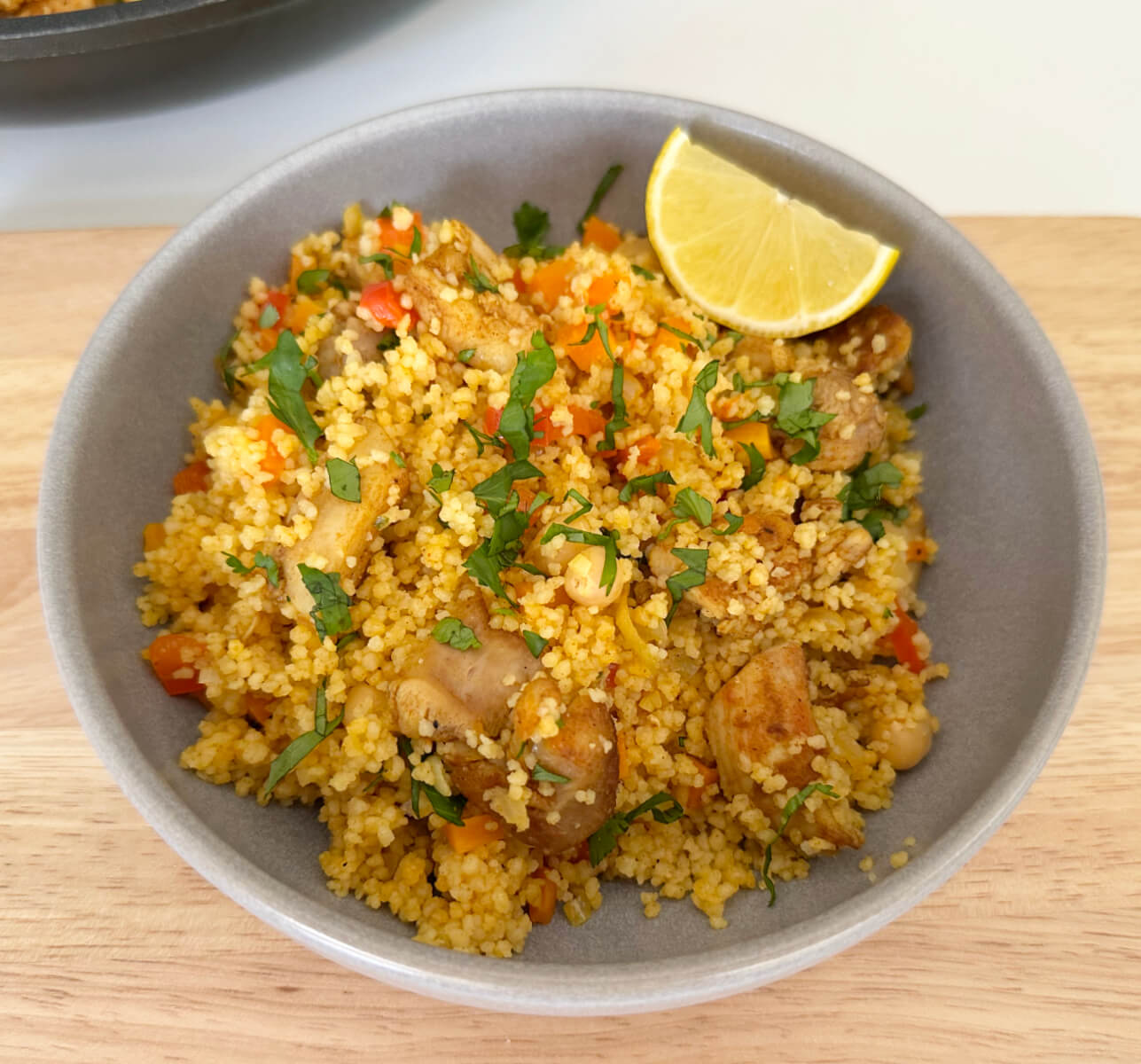 One-Pan Moroccan Chicken Couscous