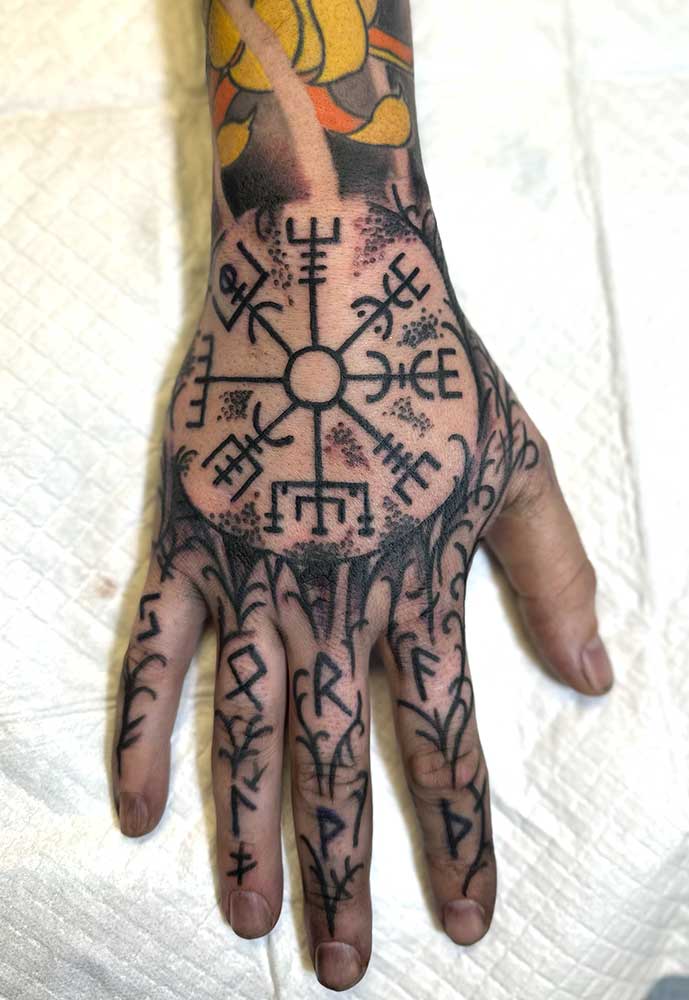 What Are The Best Nordic Viking Hand Tattoos Ideas? - Viking Style