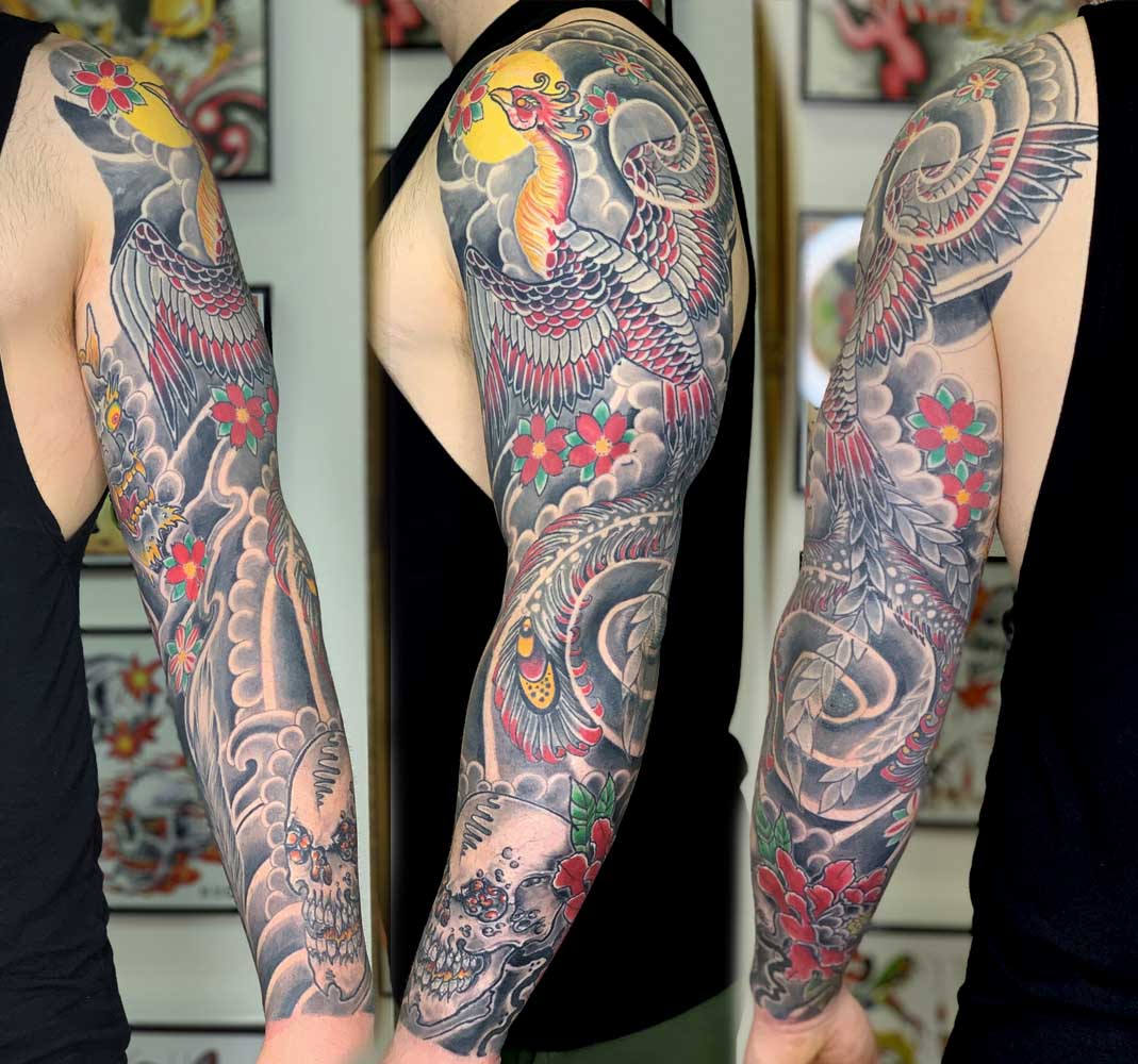 Japanese Phoenix tattoo