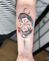 Norse Valhalla Tattoo Eagleviewtattoo