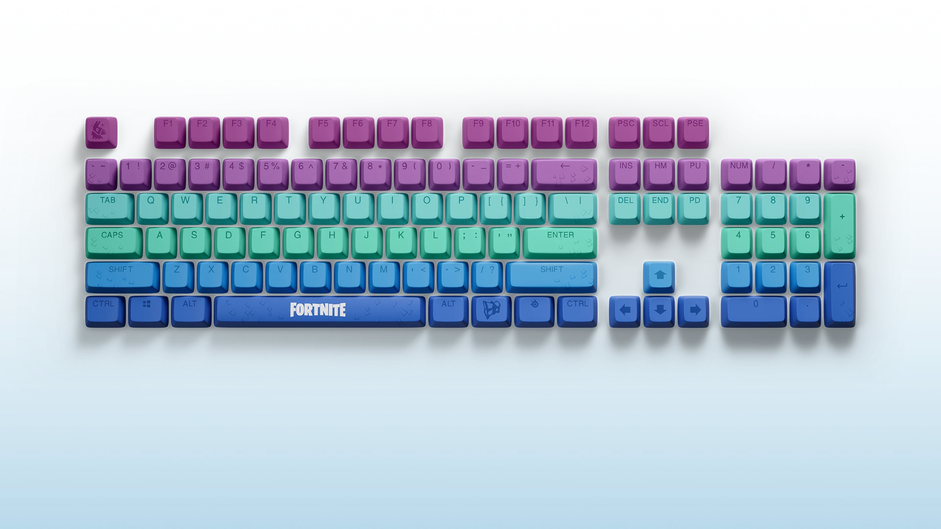 PBT Keycaps - Fortnite Supply Llama Edition