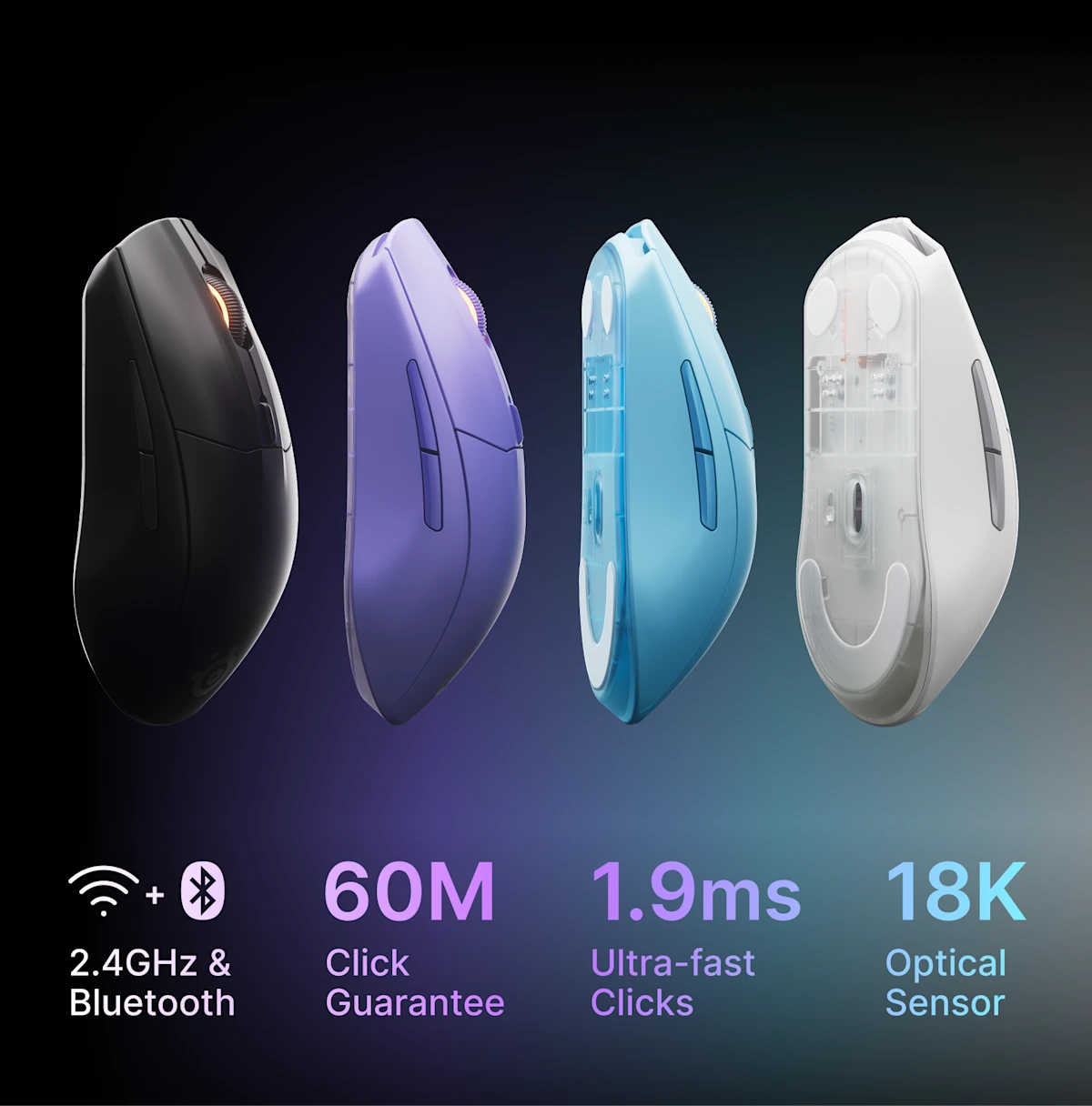 Rival 3 Wireless Gen 2 - Aqua