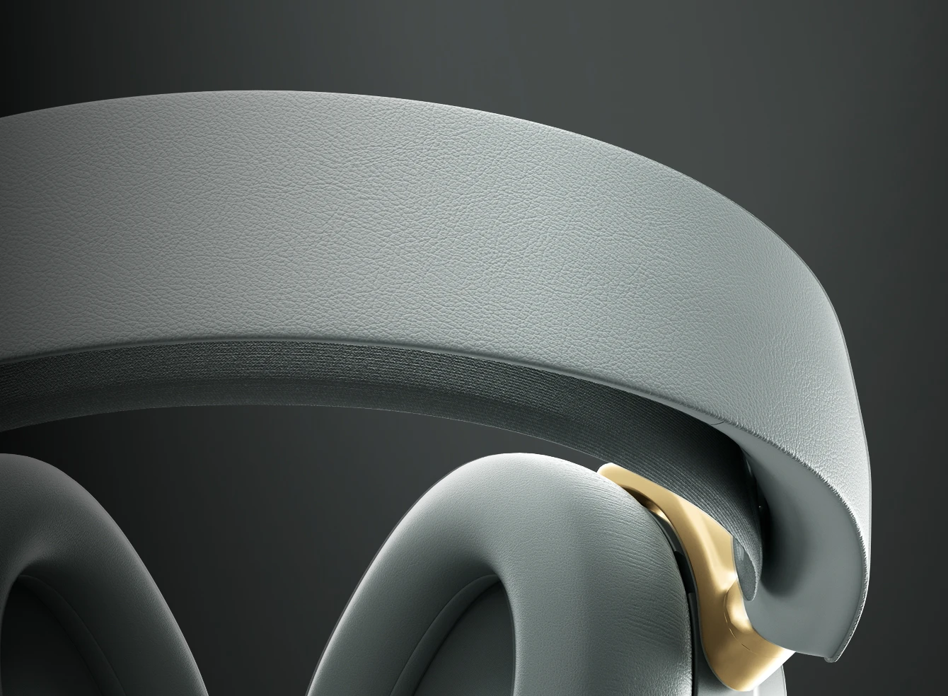 Top view of the headband